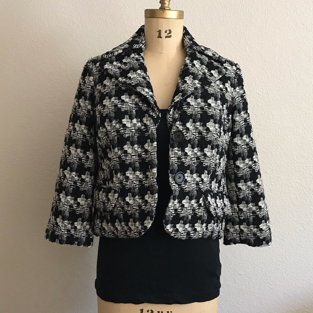 NWT Robert Rodriguez Black & White Coat